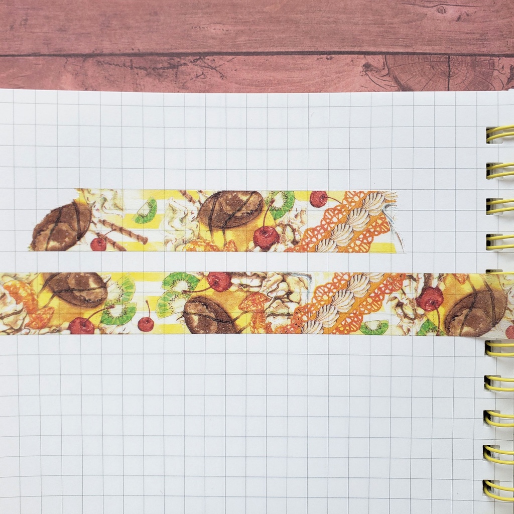 【マスキングテープ】プリンパフェ