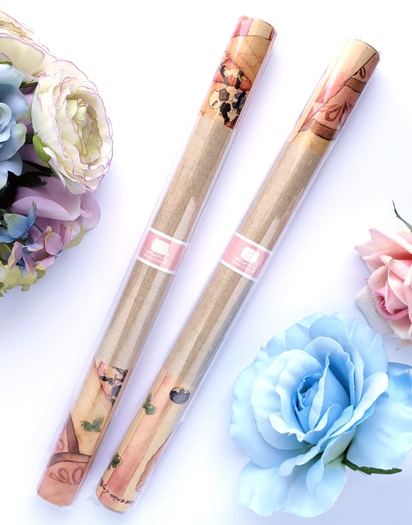 リニューアル!【ブックカバー】いちごクレープ フリーサイズ ペーパー