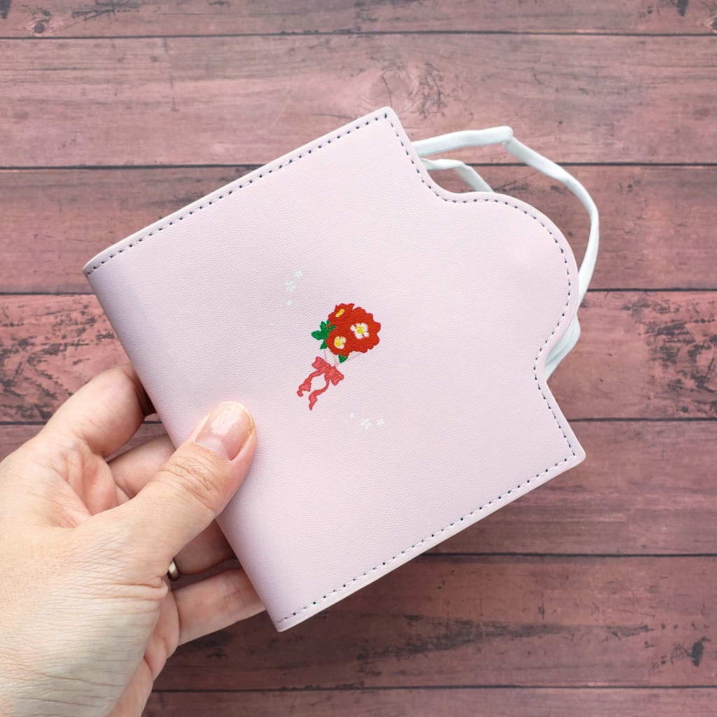 【マスクケース】くまさん 花言葉「バラ」PUレザー