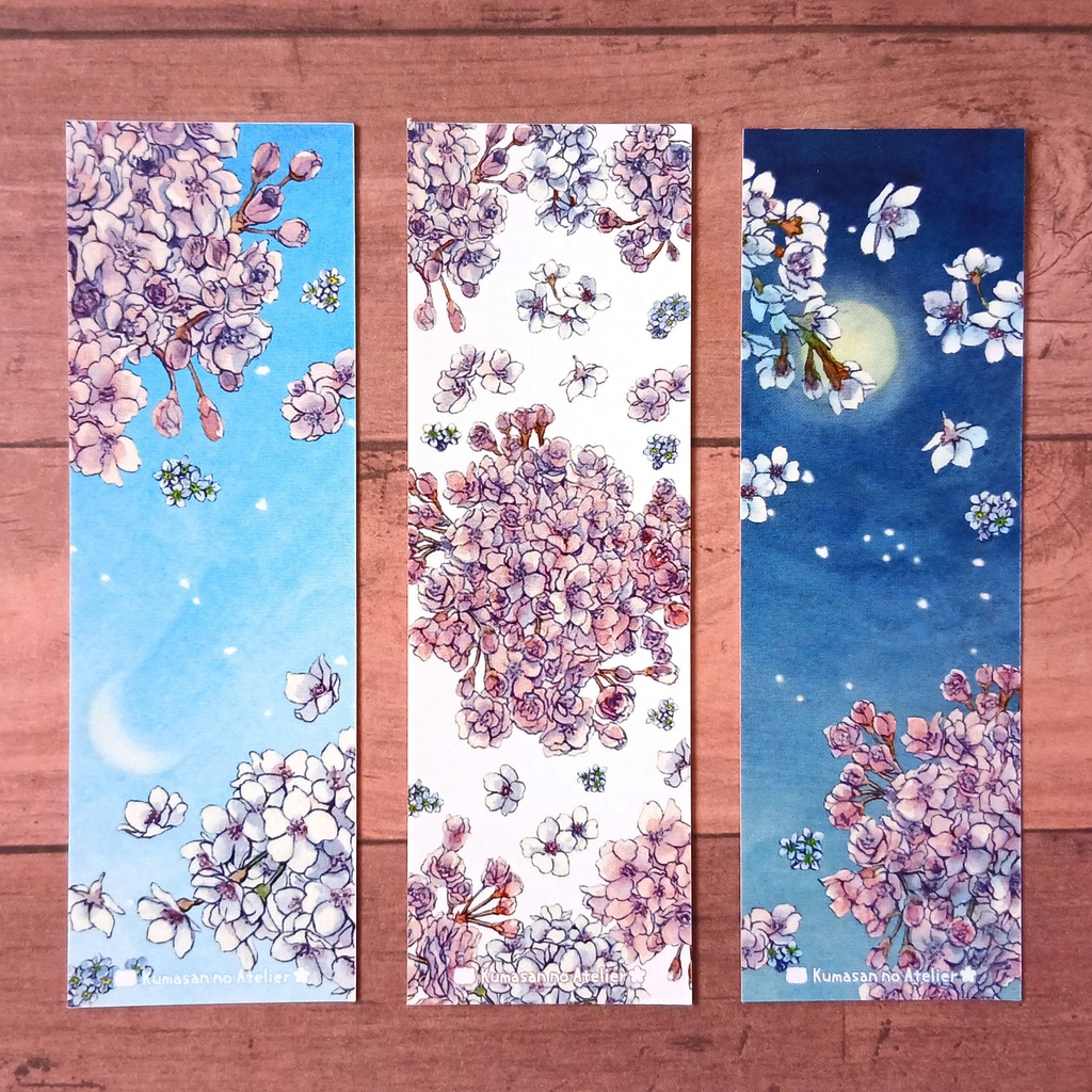 【しおり】桜柄3種セット