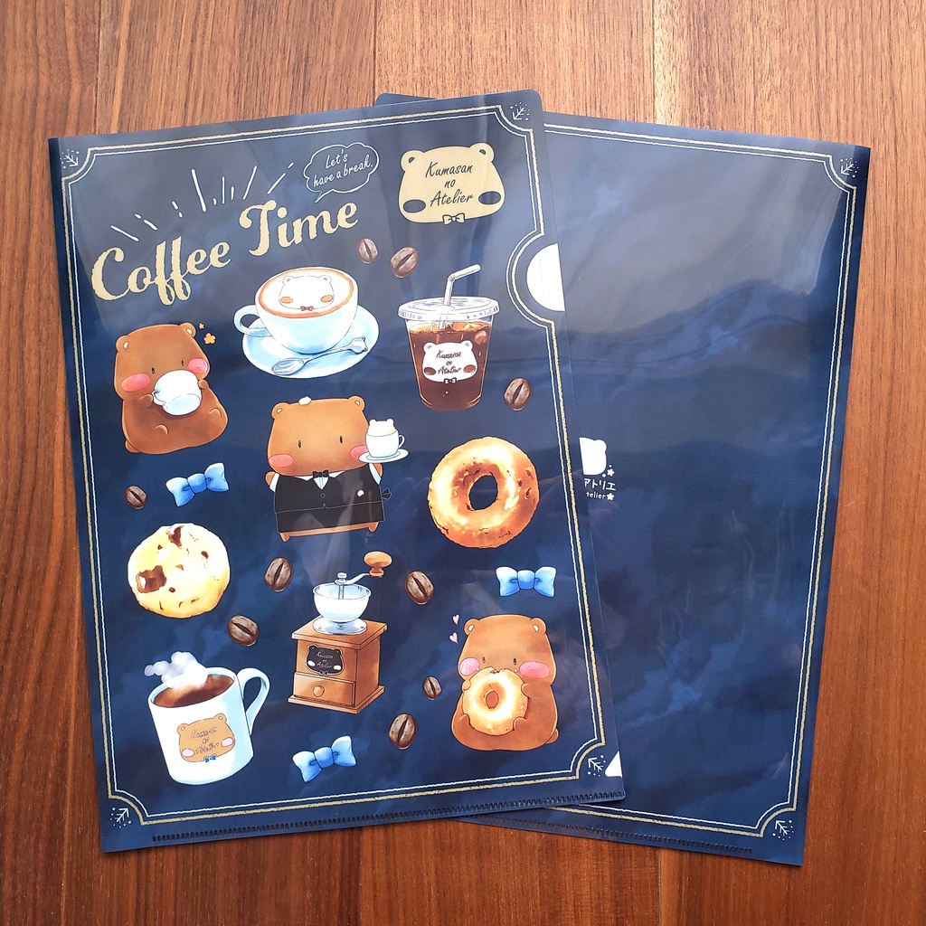 【クリアファイル】Cafe Time A4サイズ