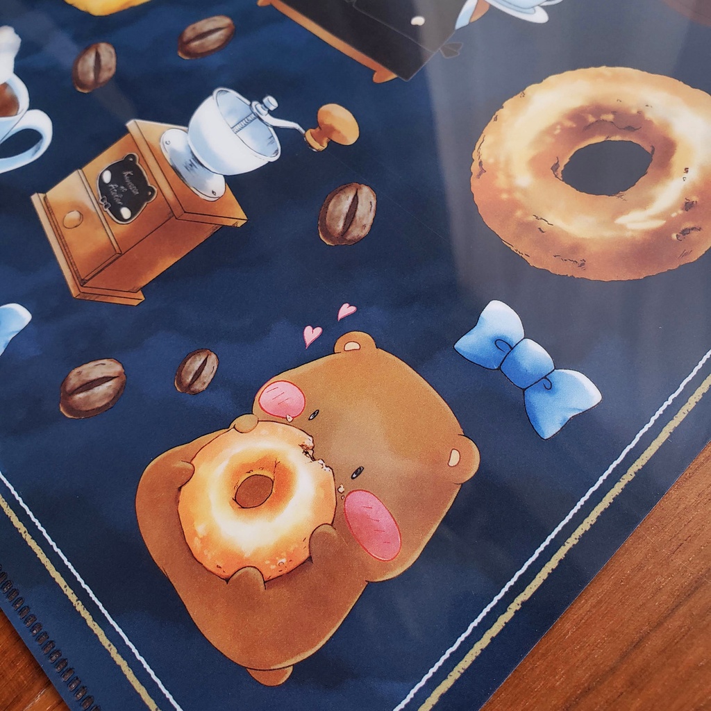 【クリアファイル】Cafe Time A4サイズ