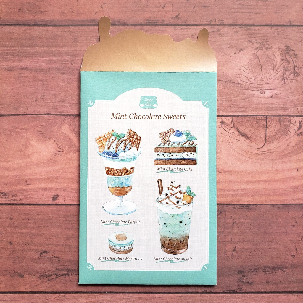 【ポチ袋】Mint Chocolate Sweets