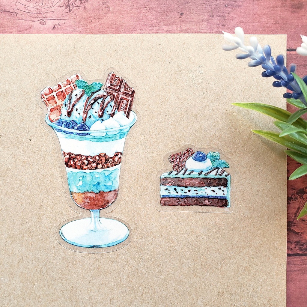 【シール】Mint Chocolate Sweets 透明シール
