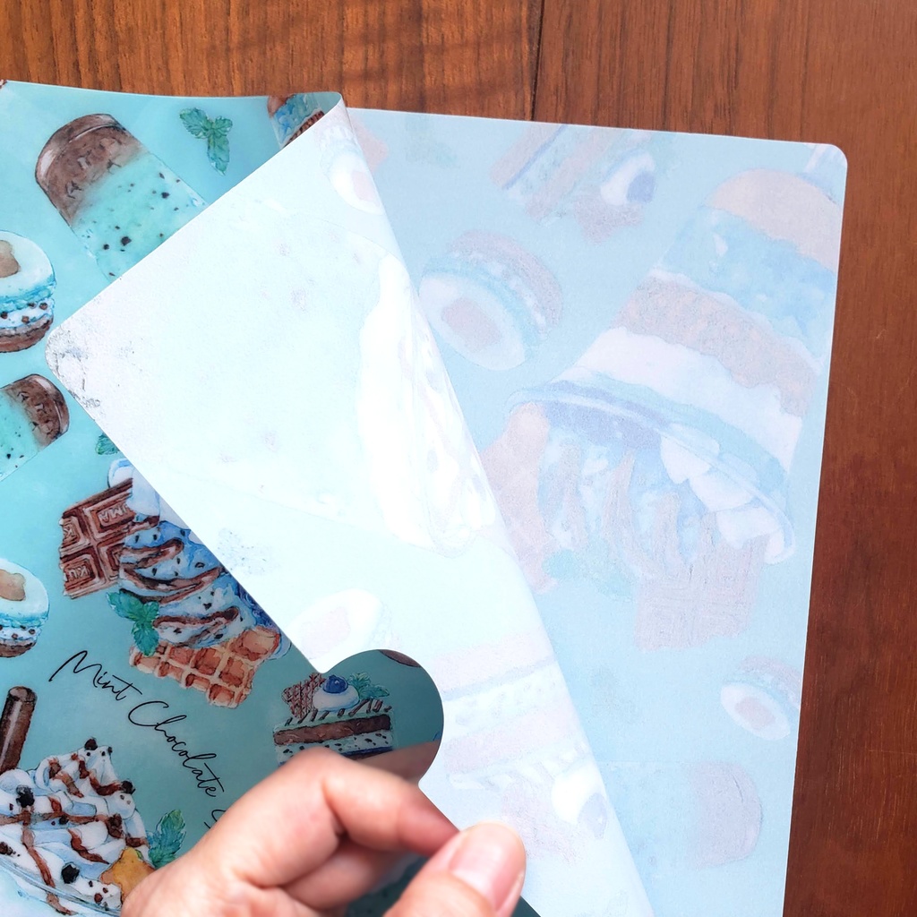 【クリアファイル】Mint Chocolate Sweets A4サイズ