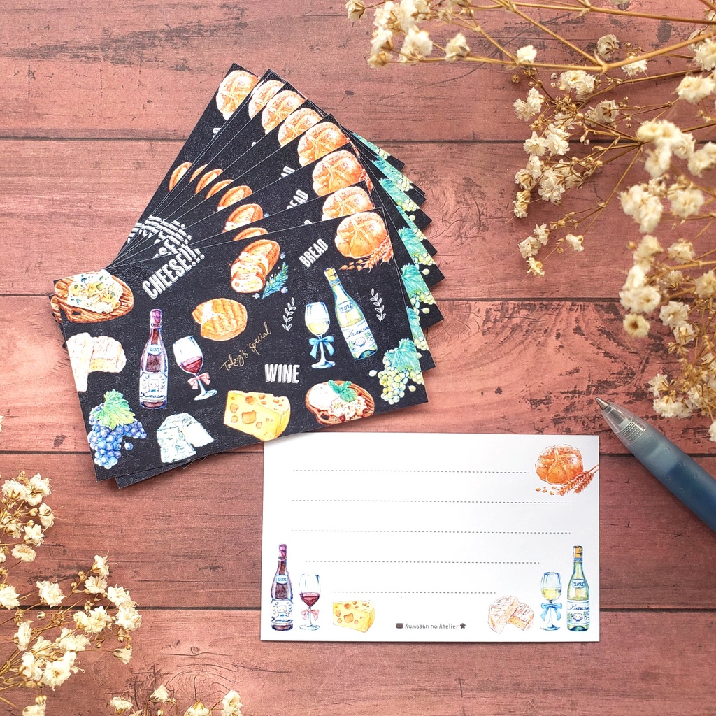 【メッセージカード 】CHEESE!!! 水彩