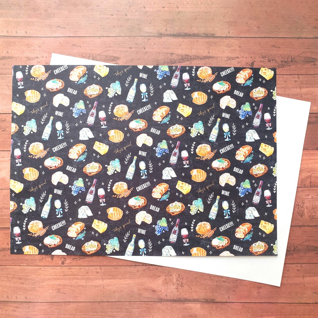 【デザインペーパー】CHEESE!!! 水彩