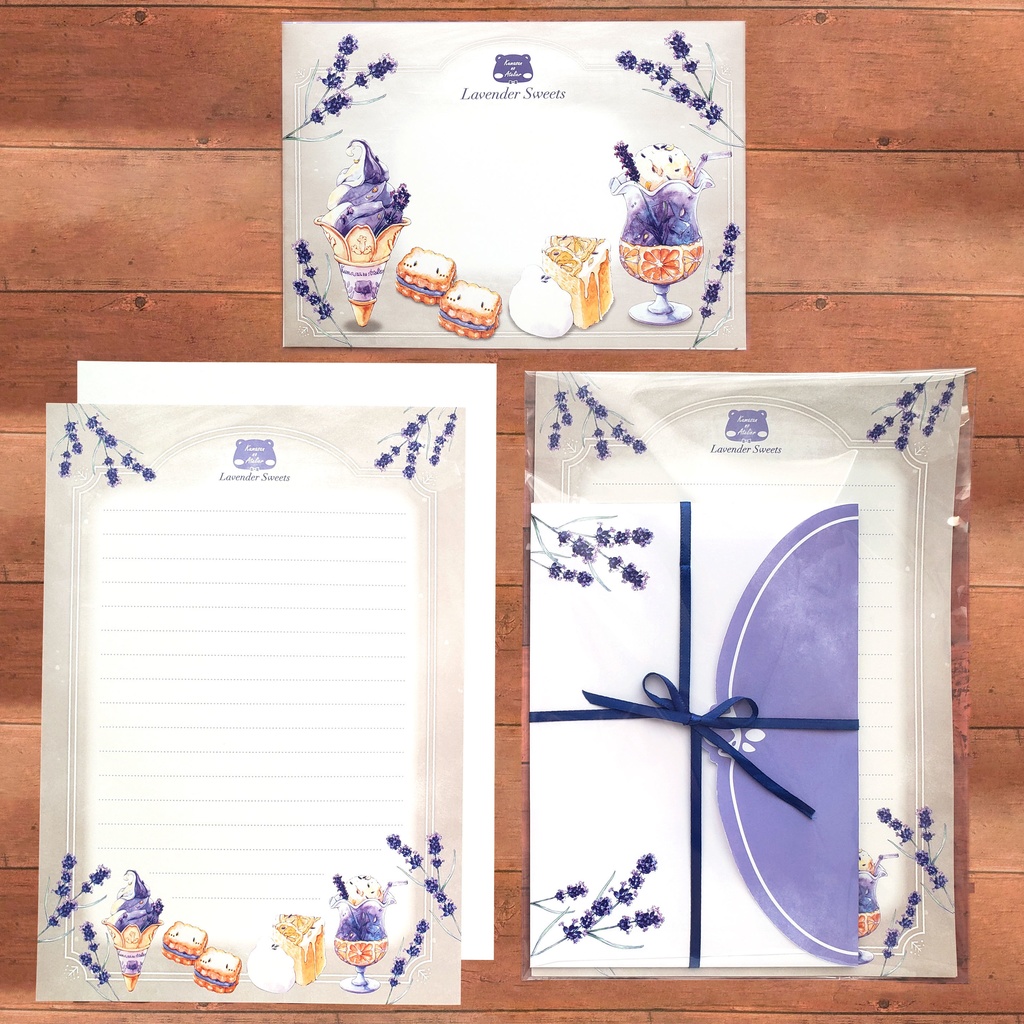 【レターセット】Lavender Sweets