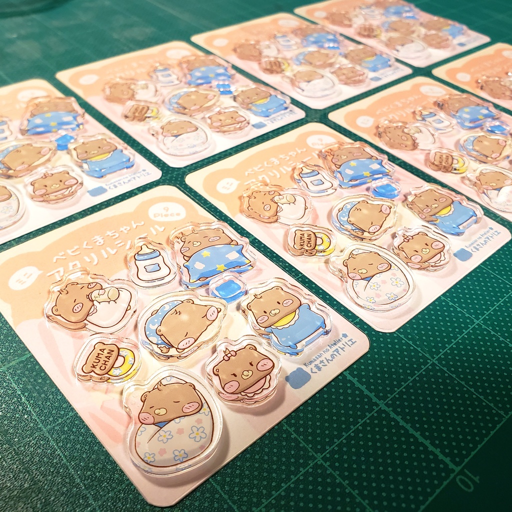 【アクリルシール】ベビくまちゃん ミニアクリルシール