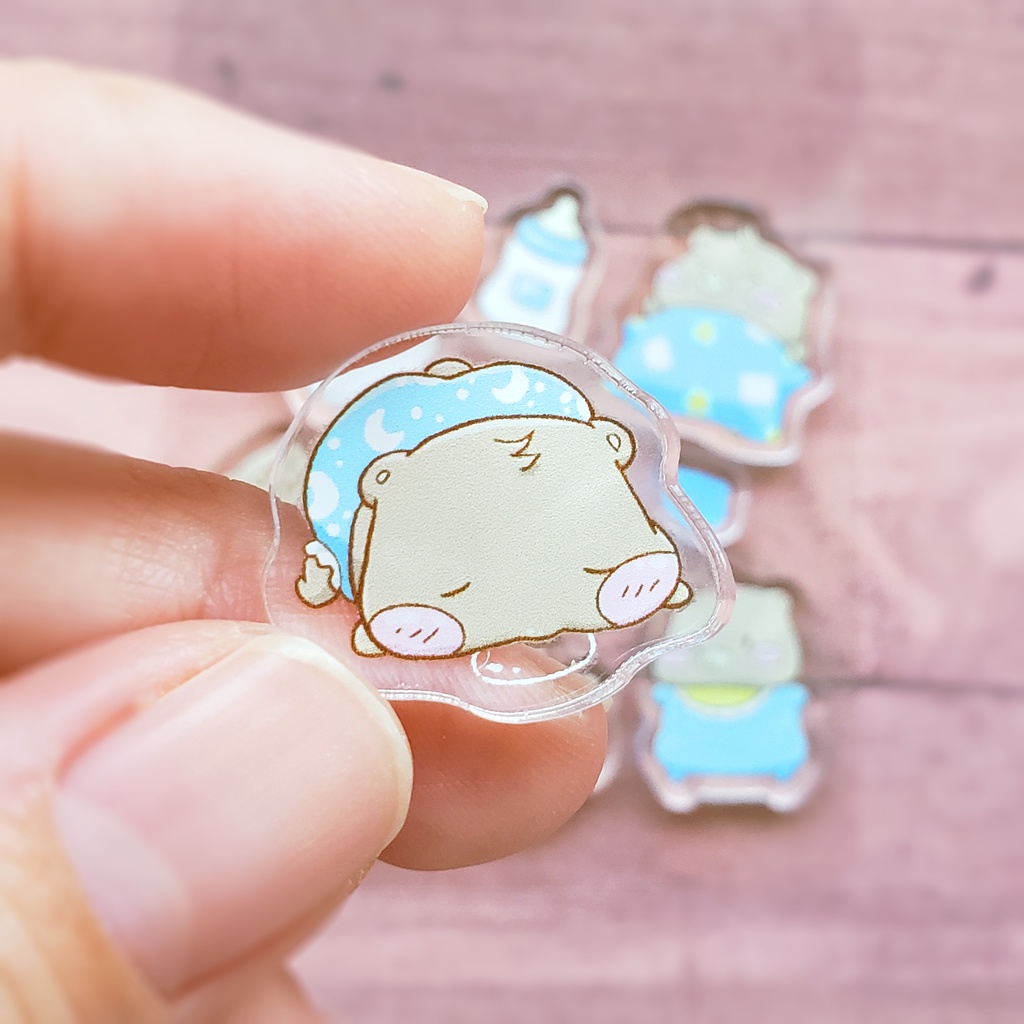 【アクリルシール】ベビくまちゃん ミニアクリルシール