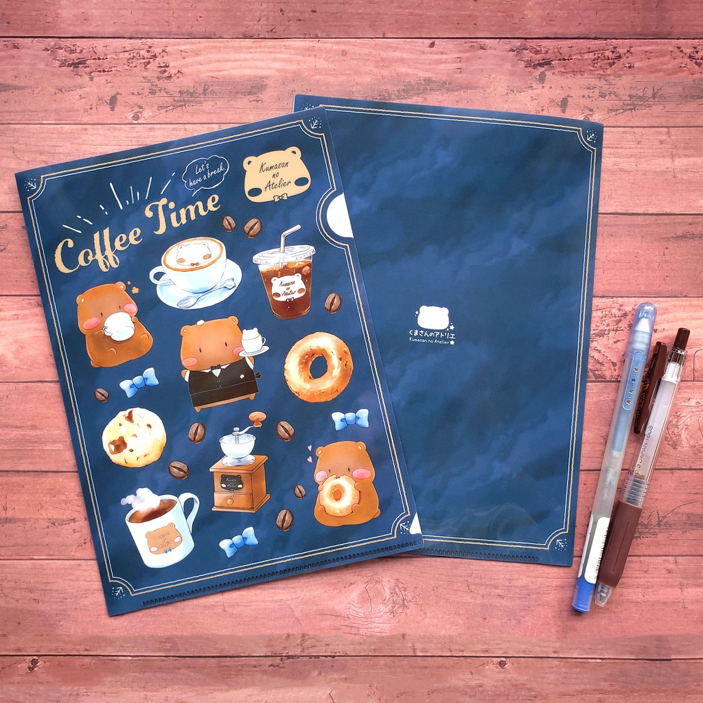 【クリアファイル】Cafe Time A5サイズ