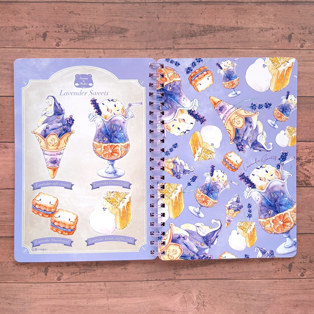 【リングノート】Lavender Sweets B6サイズ