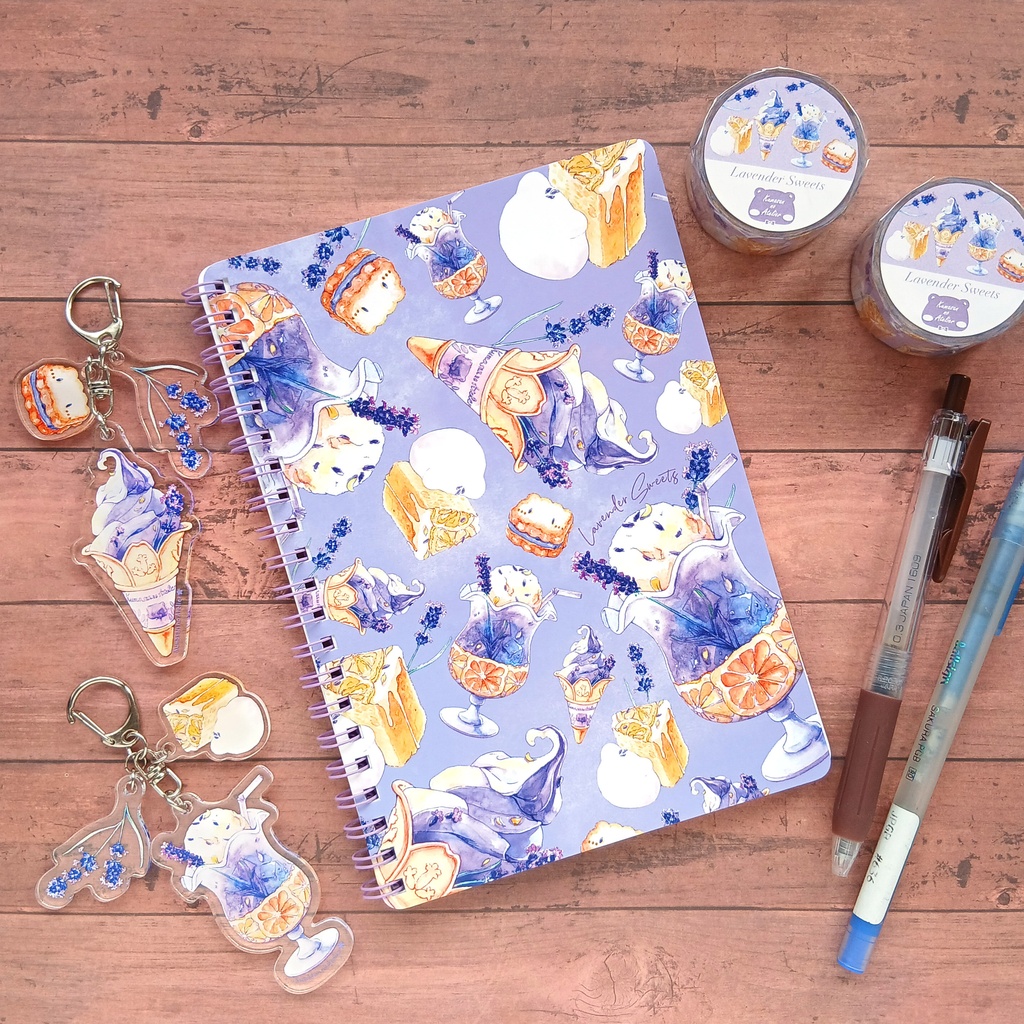【リングノート】Lavender Sweets B6サイズ