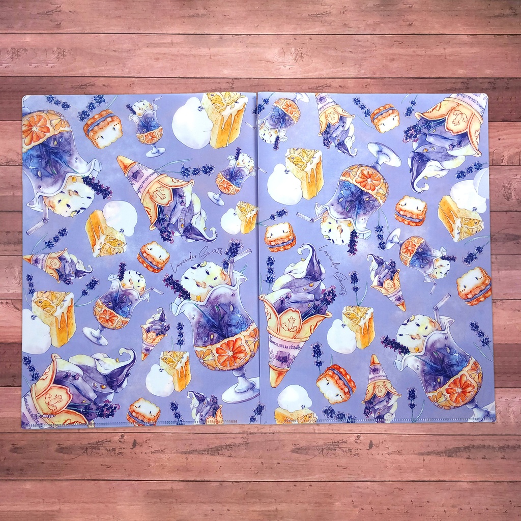 【クリアファイル】 Lavender Sweets A4サイズ