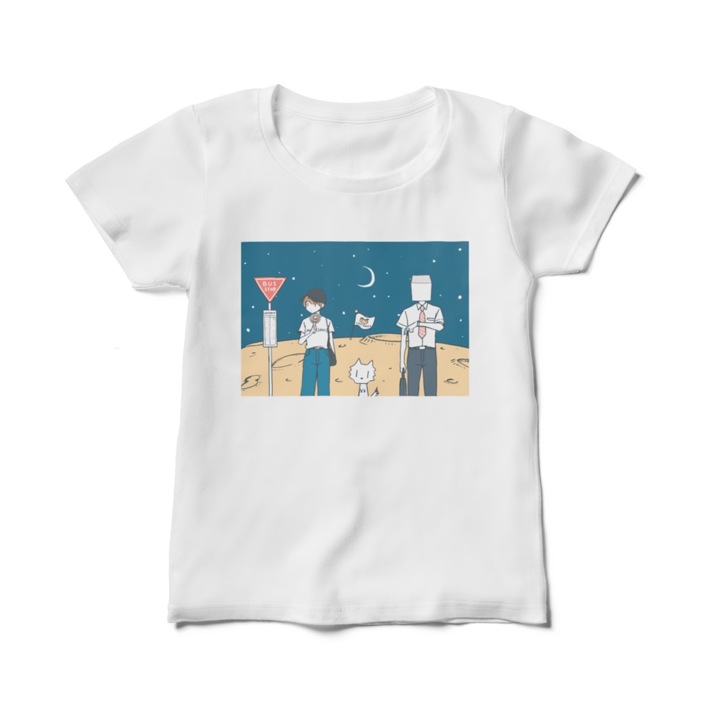レディースTシャツ "odekake"
