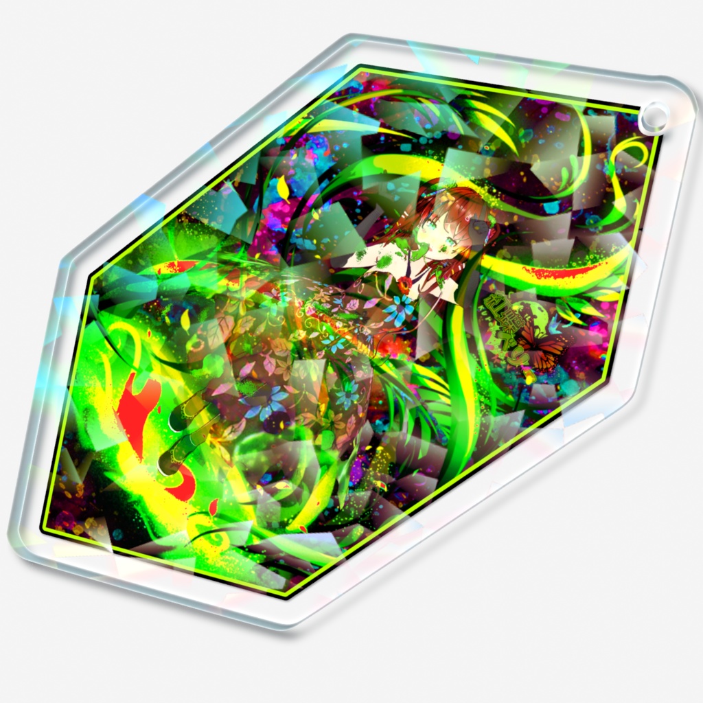 紅蝶べりー毒衣装Ver.ホログラムアクリルキーホルダー2