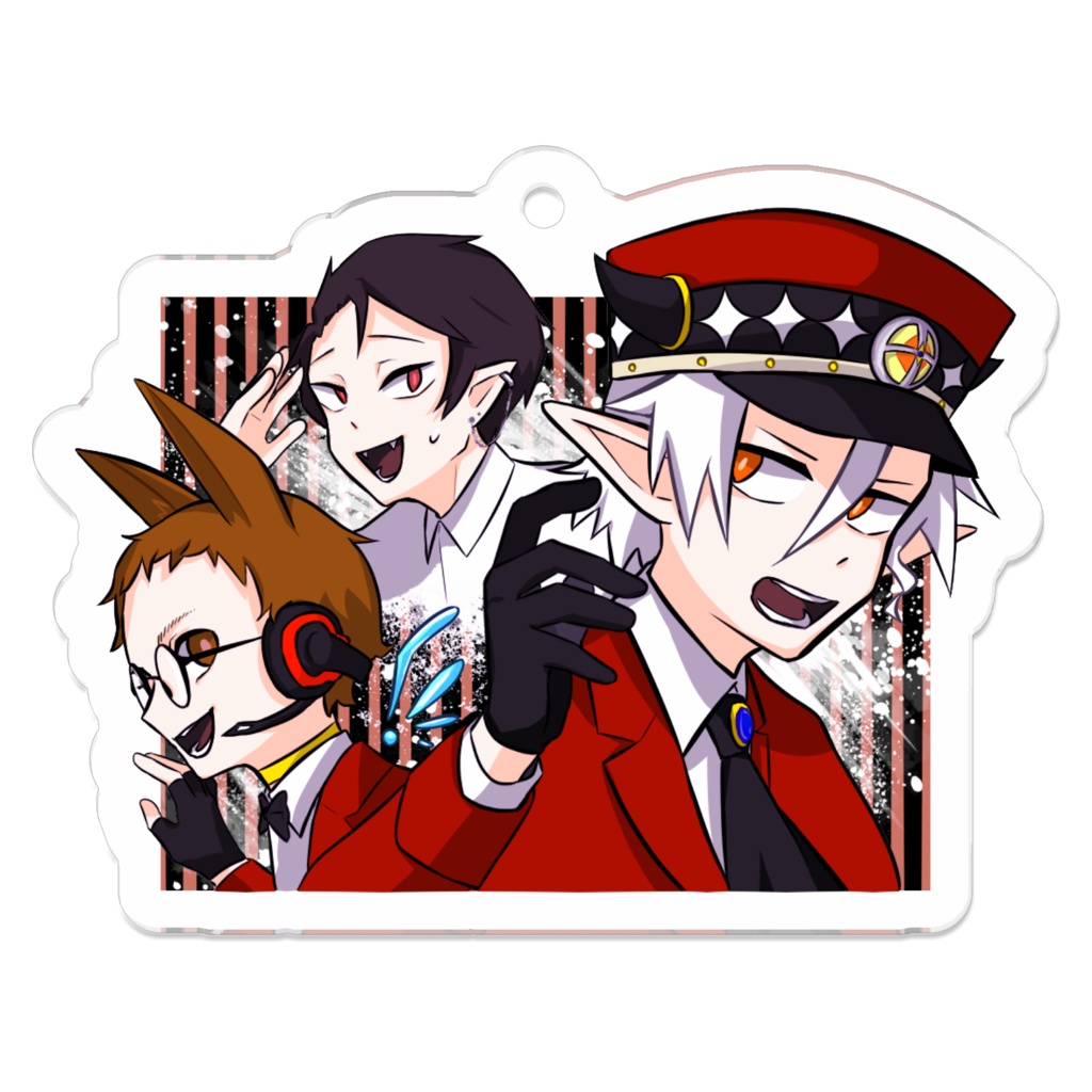 監獄組(ズィン/ナンバー/エド) アクリルキーホルダー