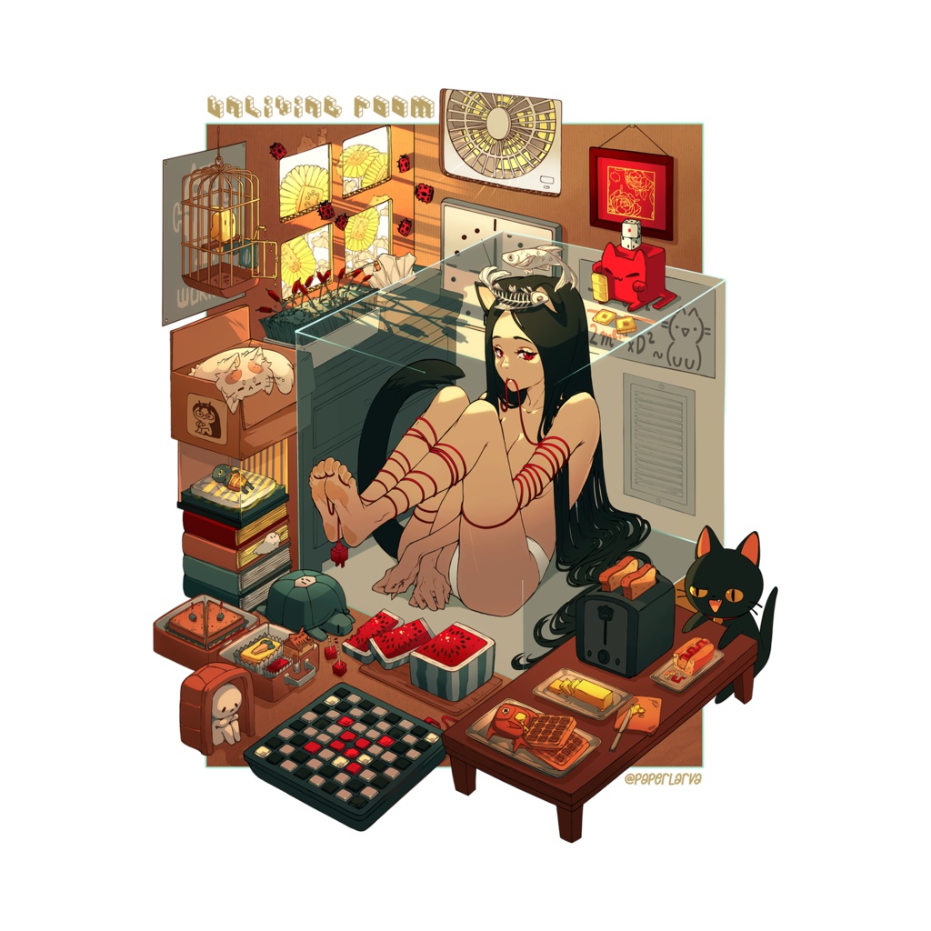 【(Un)living Room】 Tシャツ