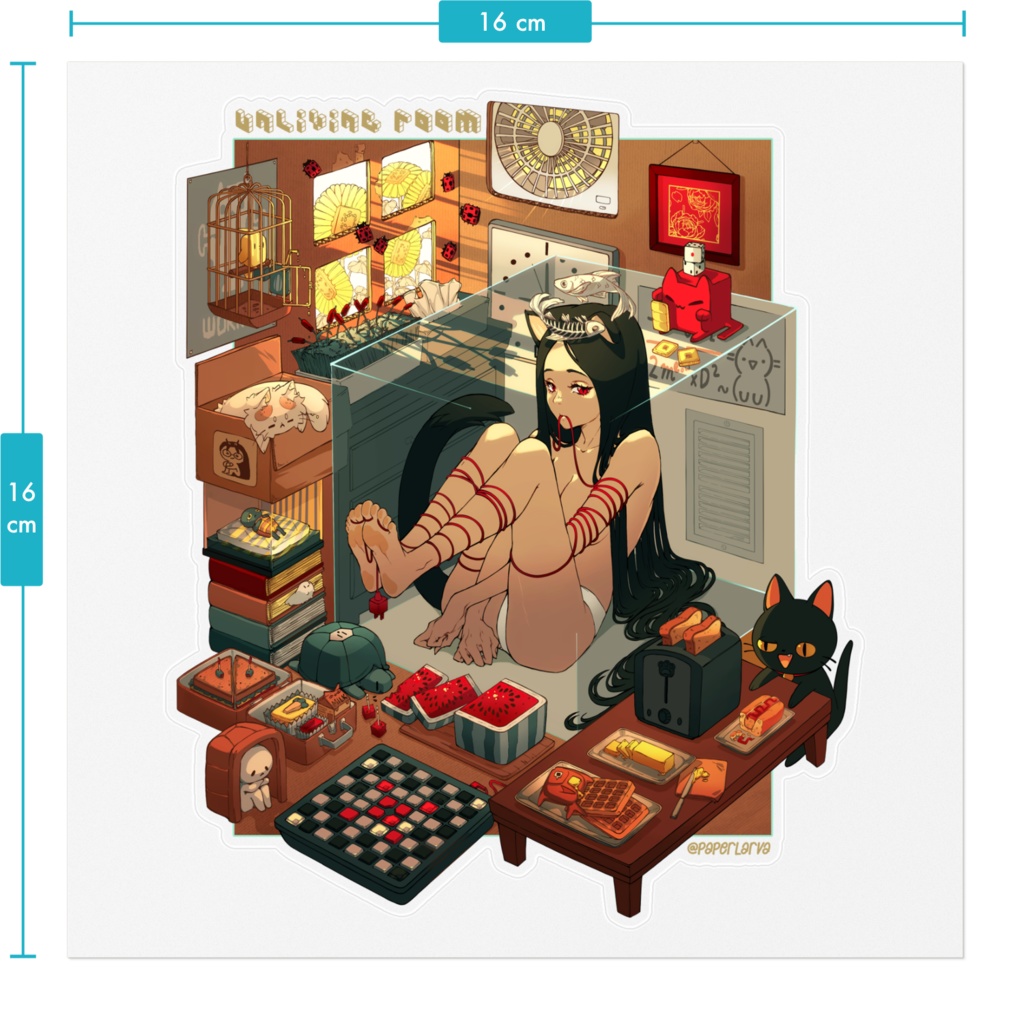 【(Un)living Room】クリアステッカー