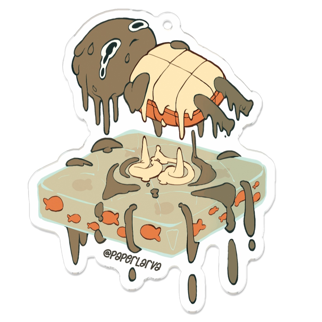 【悲しいカメ】 アクリルキーホルダー