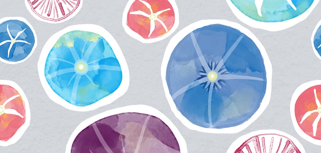 マスキングテープ・花柄(朝顔)