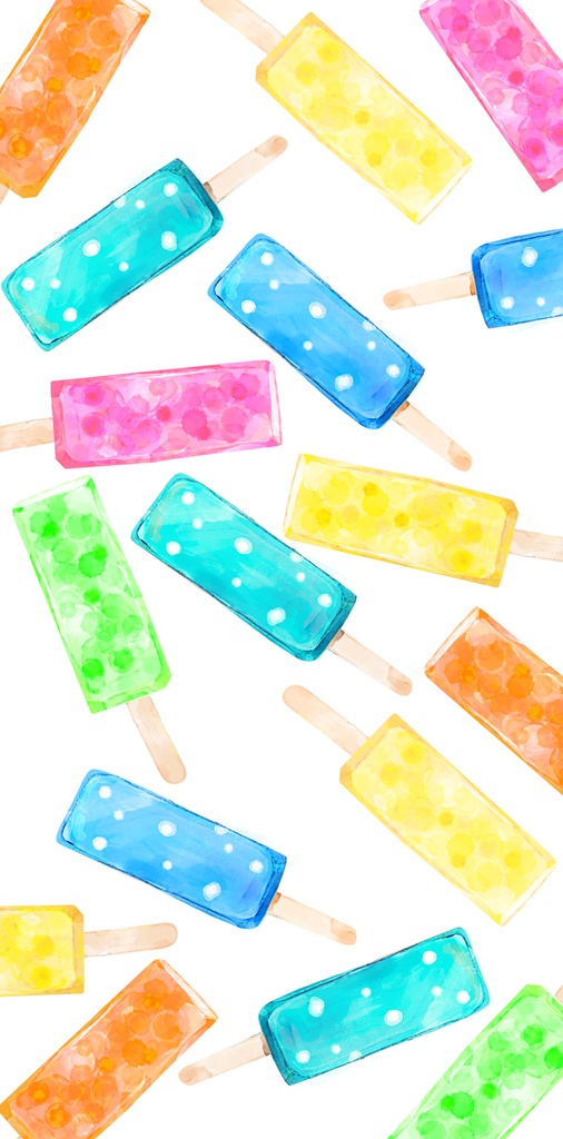 iPhone11ケース・アイス柄