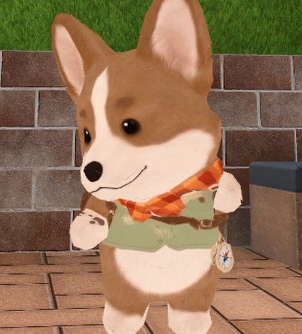 【cluster向けVRM】Mint Cat Studio Corgi Scout v1.0 / こぎ隊長