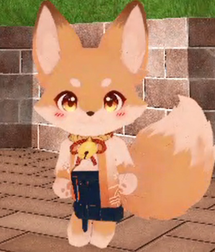 【cluster向けVRM】桃花こまち/ Mint Cat Studio Kitsune Miko v1.0
