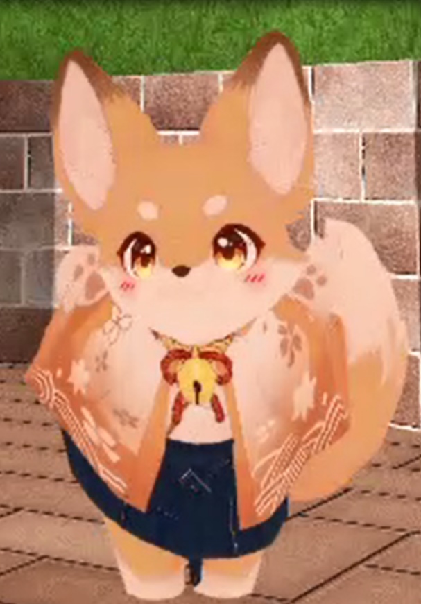 【cluster向けVRM】桃花こまち/ Mint Cat Studio Kitsune Miko v1.0