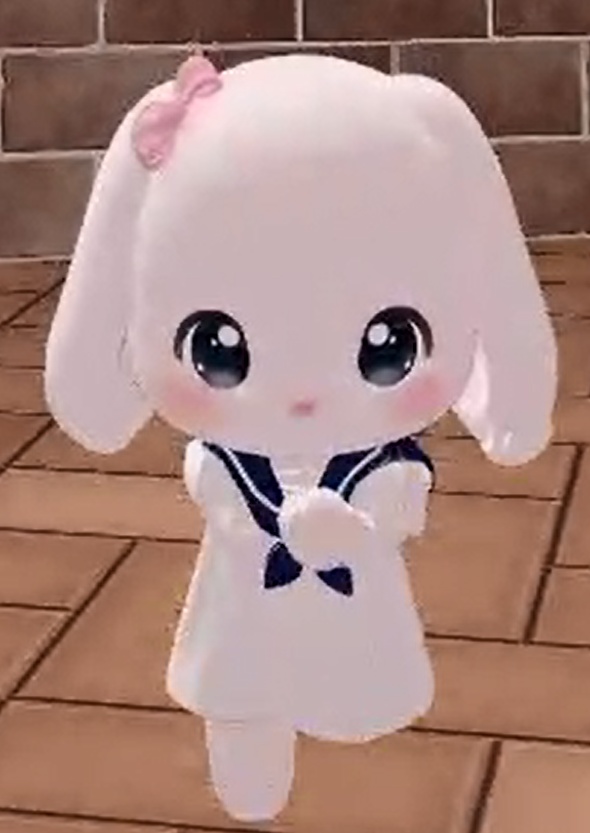【cluster向けVRM】うさみ まりん / Mint Cat Studio Sailor Bunny Student v1.0