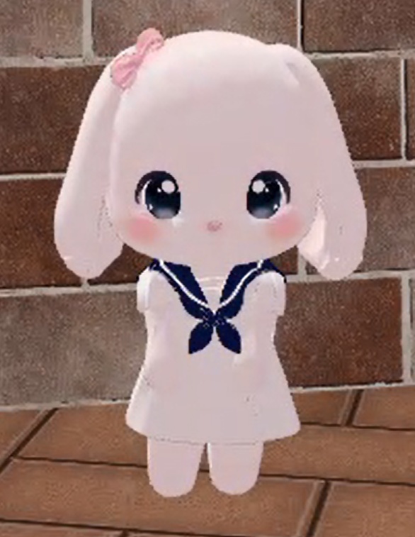 【cluster向けVRM】うさみ まりん / Mint Cat Studio Sailor Bunny Student v1.0