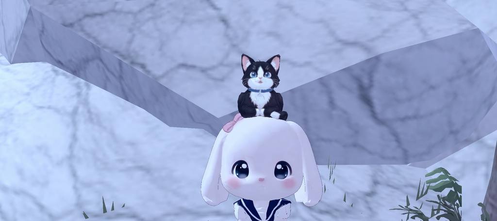 【無料】Blackbell Cat|cluster向け猫アクセサリー