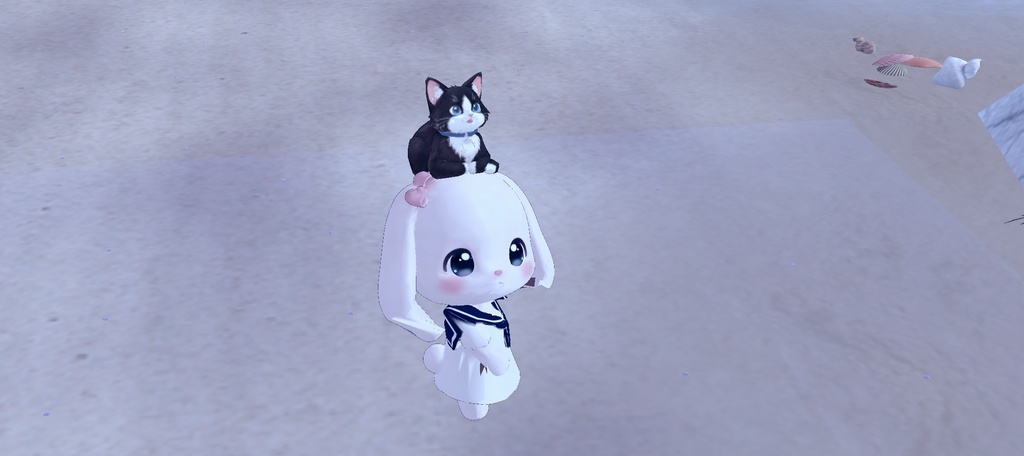 【無料】Blackbell Cat|cluster向け猫アクセサリー