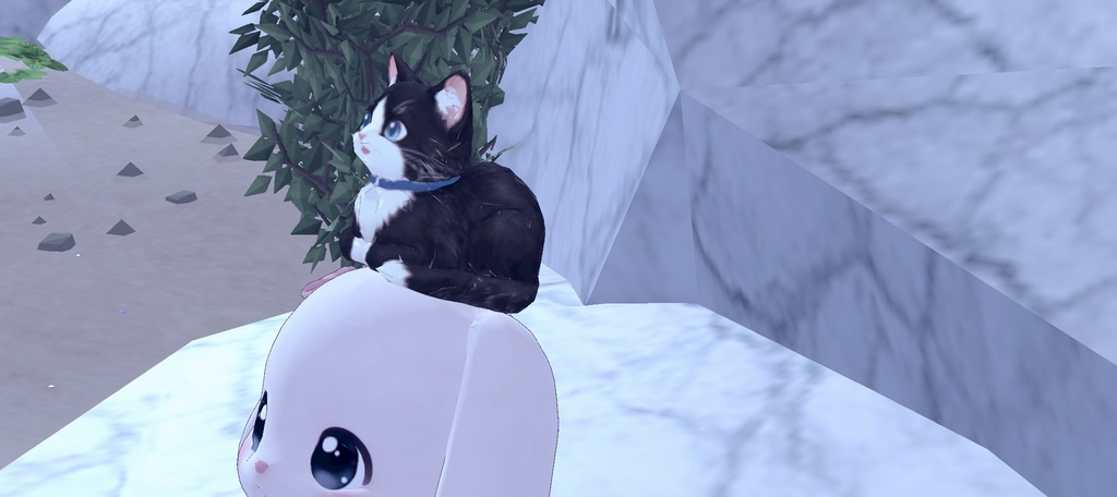 【無料】Blackbell Cat|cluster向け猫アクセサリー