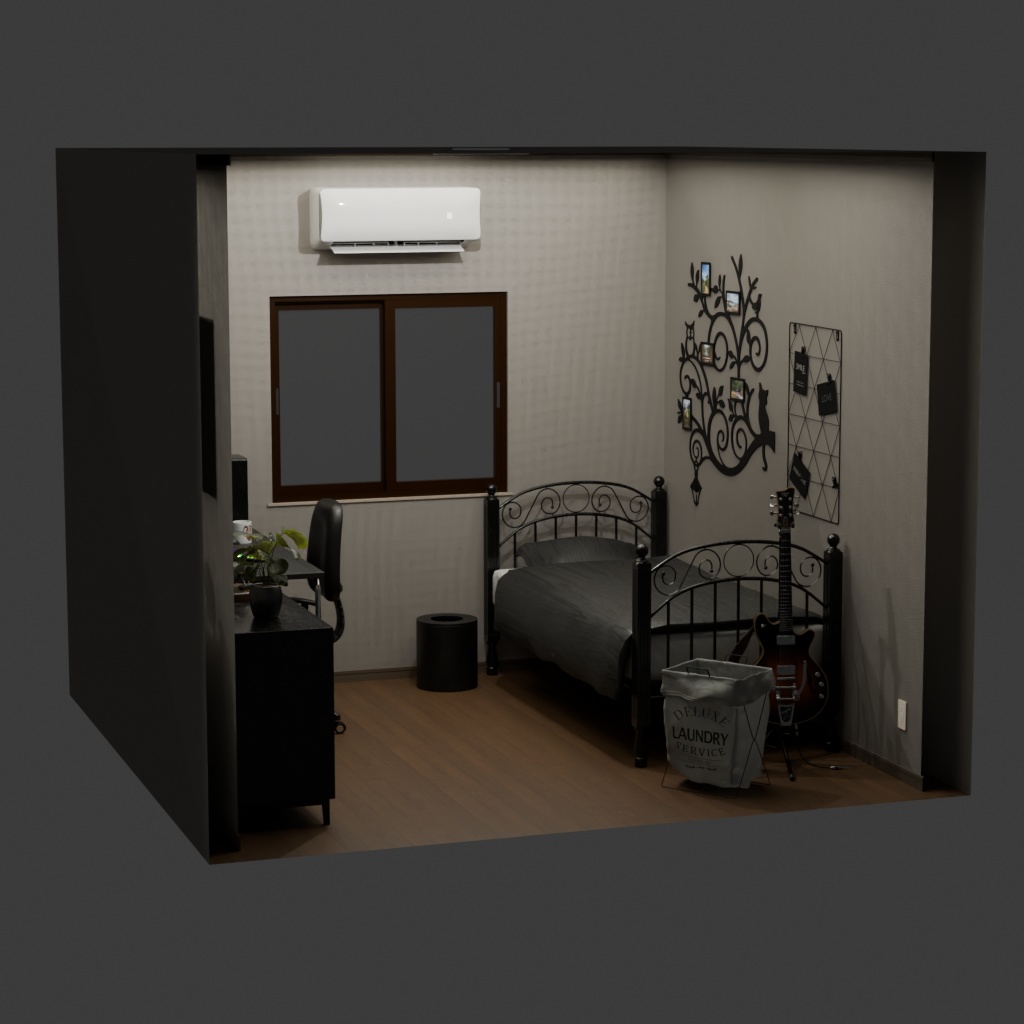 4畳半の洋室【BLEND】