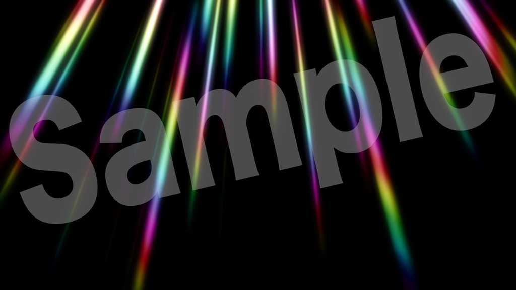 アニメ撮影用ムービー素材『入射光』2種セット