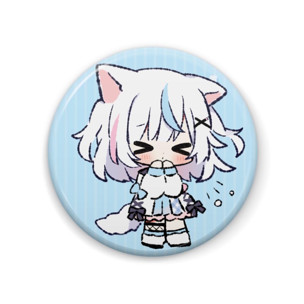 むずはく缶バッジ
