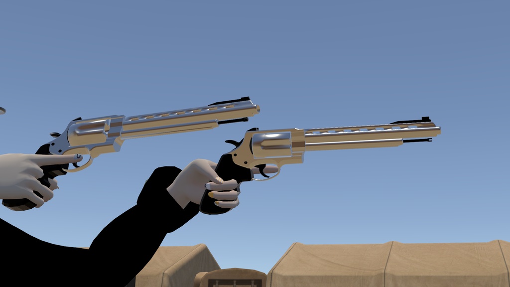 (3D model) modern western magnum [vrchat]