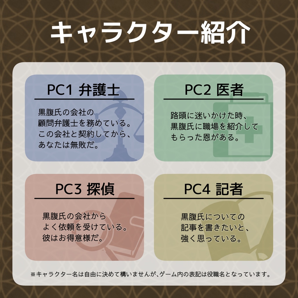 【マーダーミステリー】アイムアマーダラー