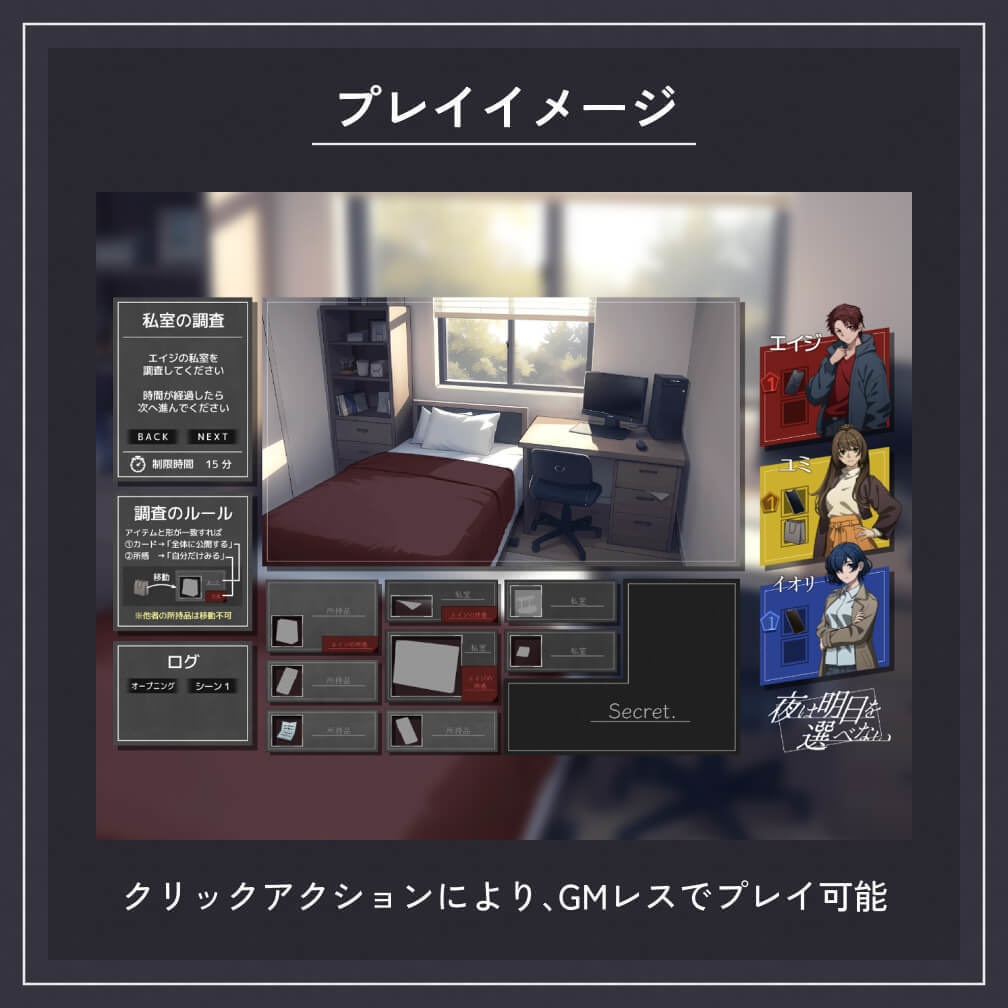 夜は明日を選べない