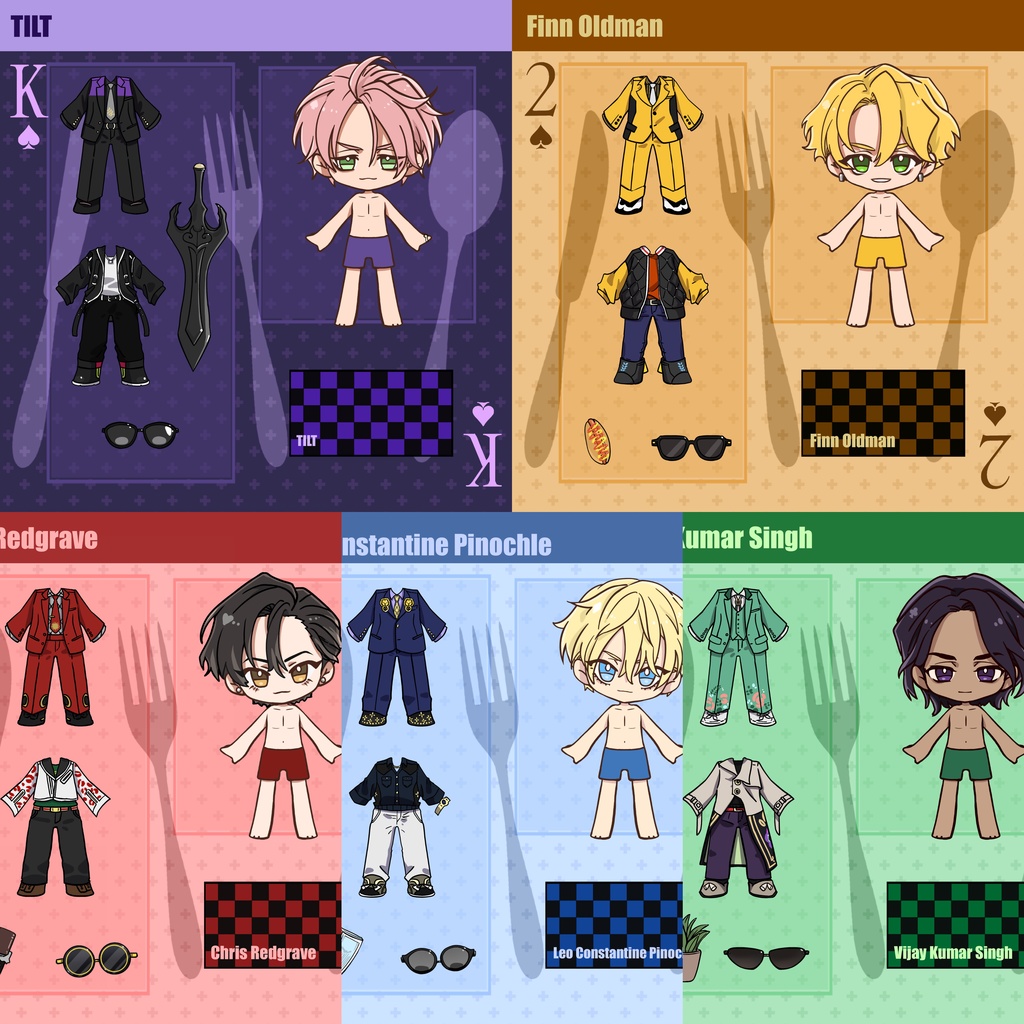 着替えアクリルスタンド
