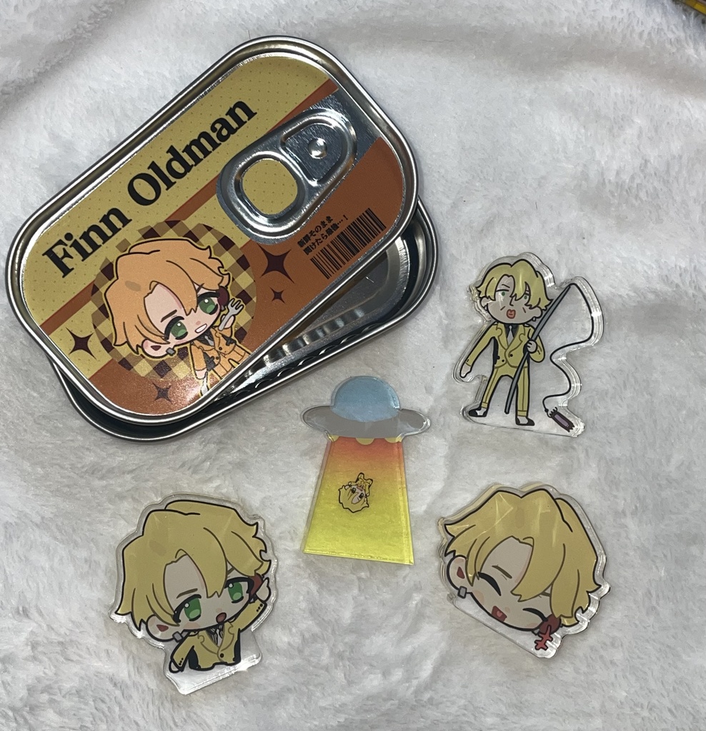 缶缶!缶入りアクリルセット