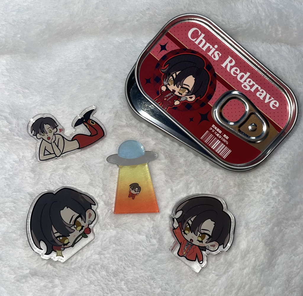 缶缶!缶入りアクリルセット