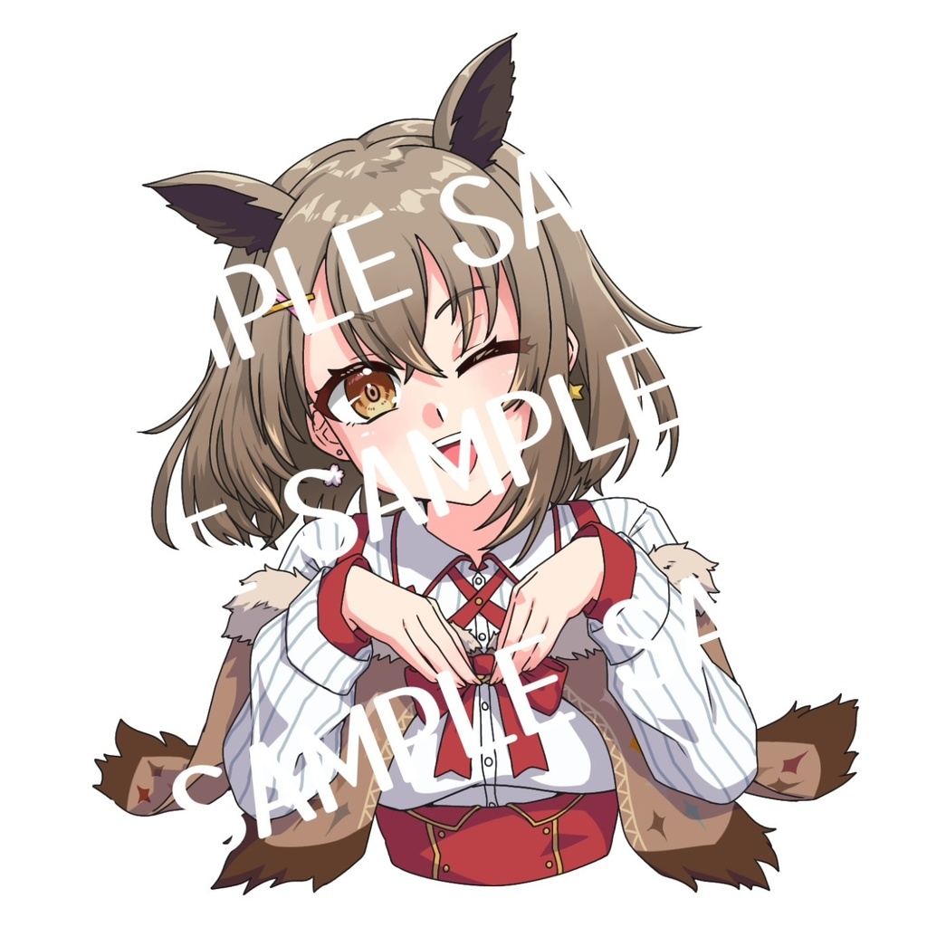 MIMIステッカー 4枚セット（5cm）