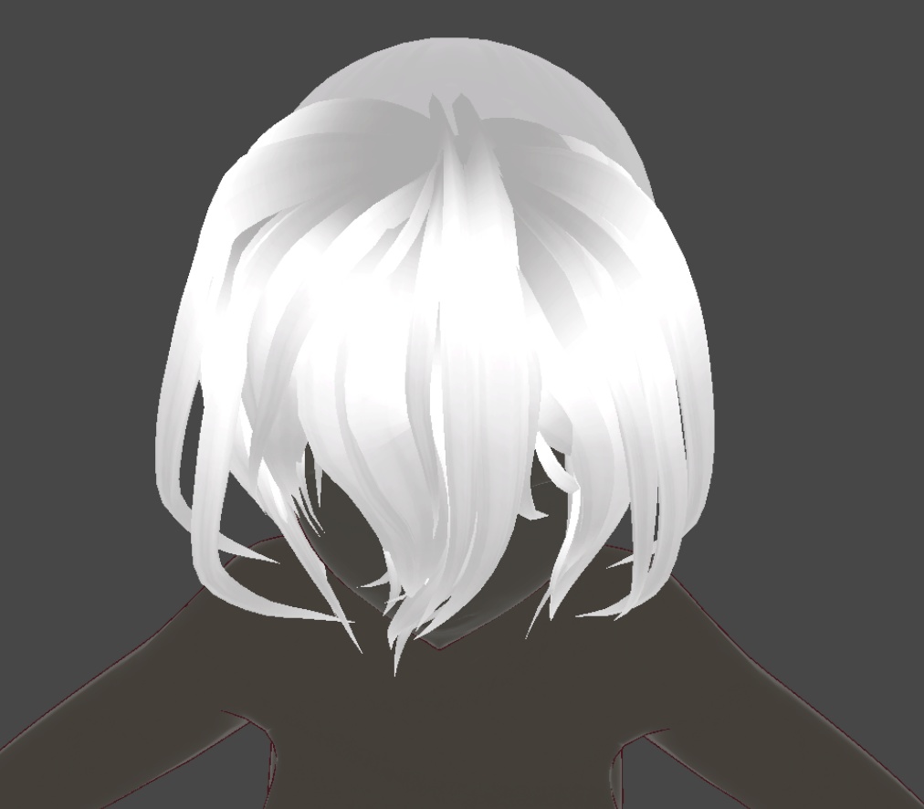 【VROID】Fringe - front hair only!