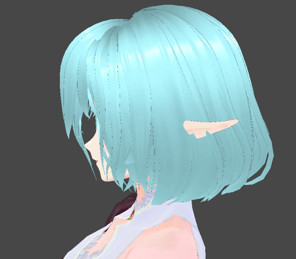 【VROID】Fringe - front hair only!