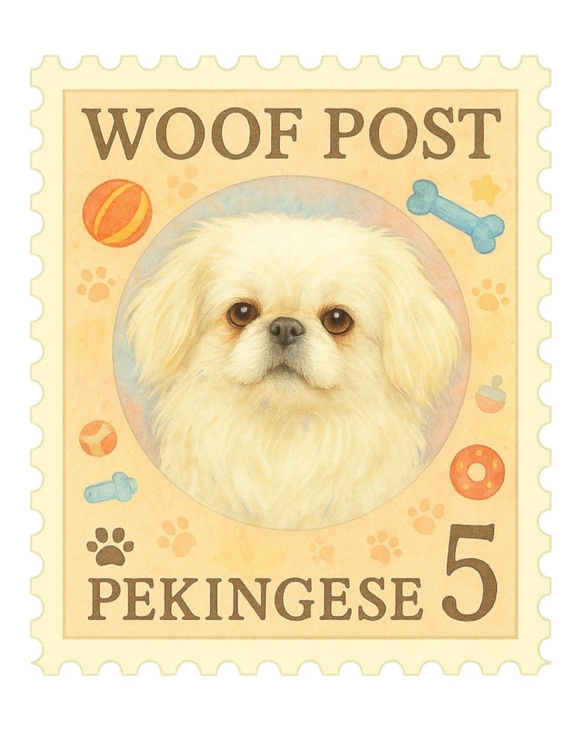 WOOF POST - ペキニーズ(デジタルデータ)