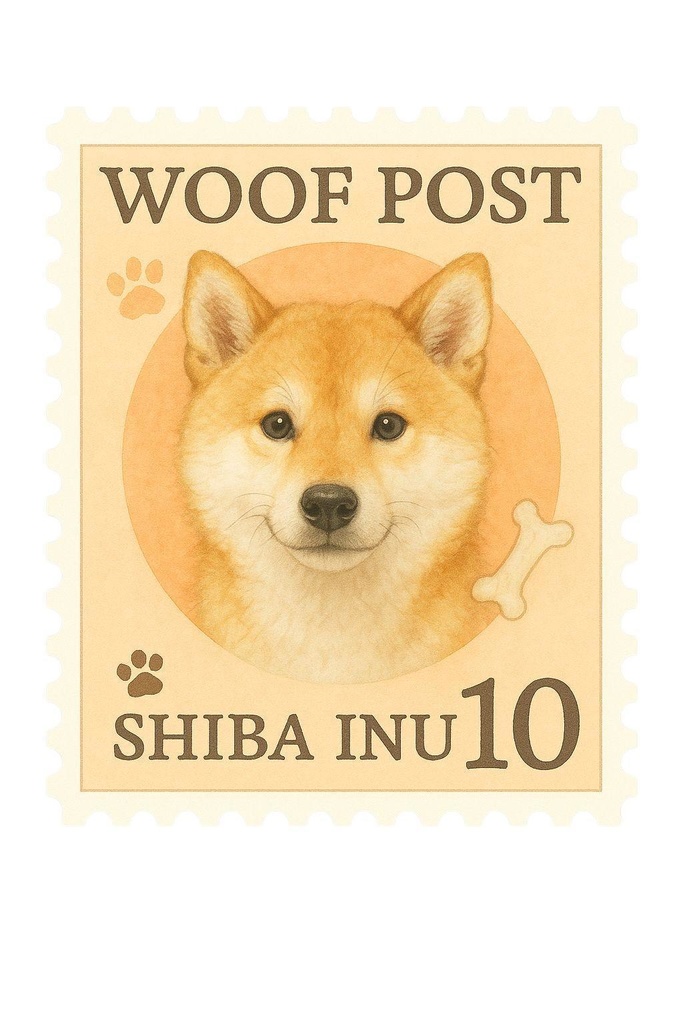 WOOF POST - 柴犬(デジタルデータ)