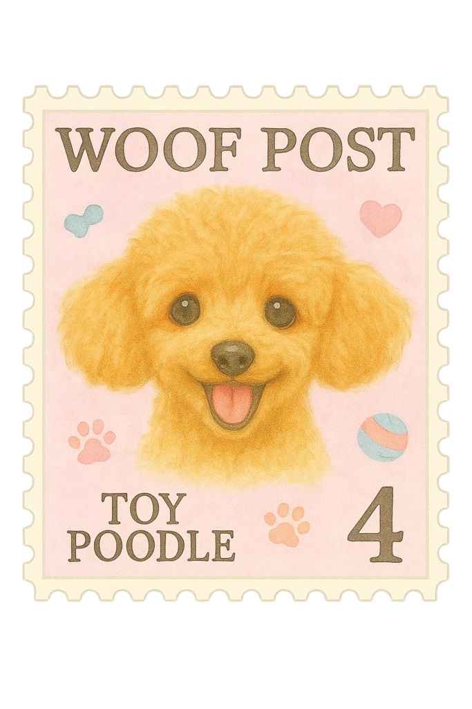 WOOF POST - トイプードル（デジタルデータ）