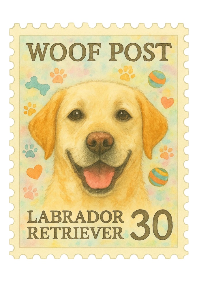 WOOF POST - ラブラドール・レトリバー（デジタルデータ）